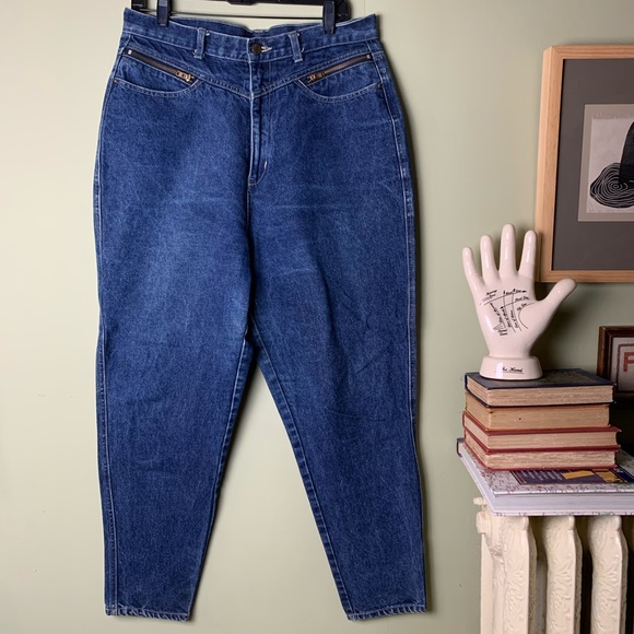 80s zipper jeans